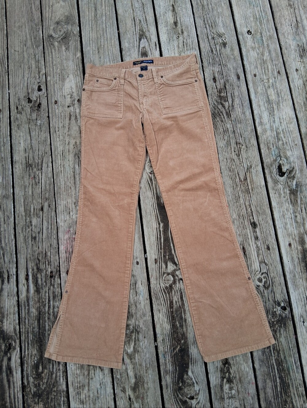Y2k Abercrombie & Fitch Courdry Low Lise Flares Pants Size 6